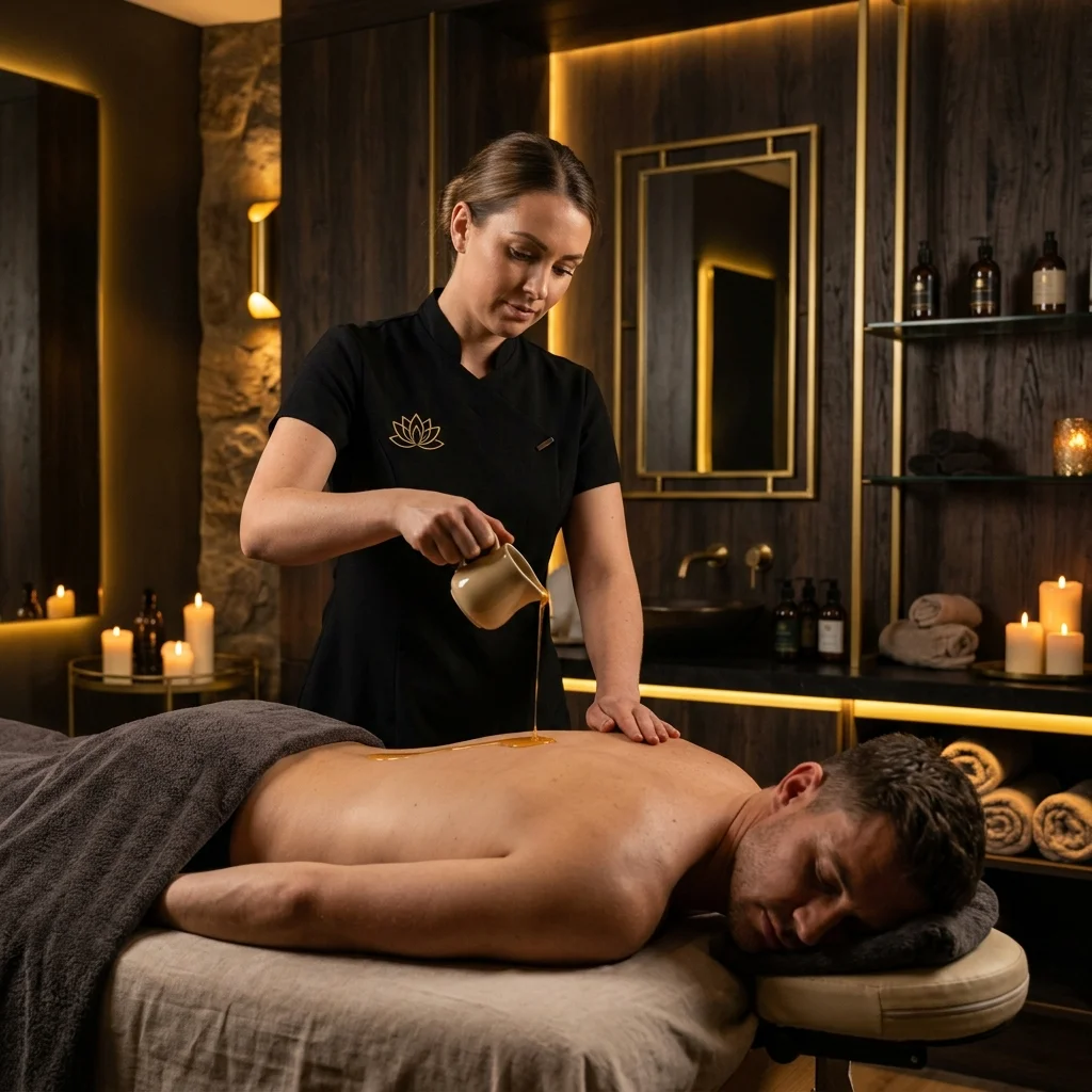 Candle Therapy Massage hot wax treatment